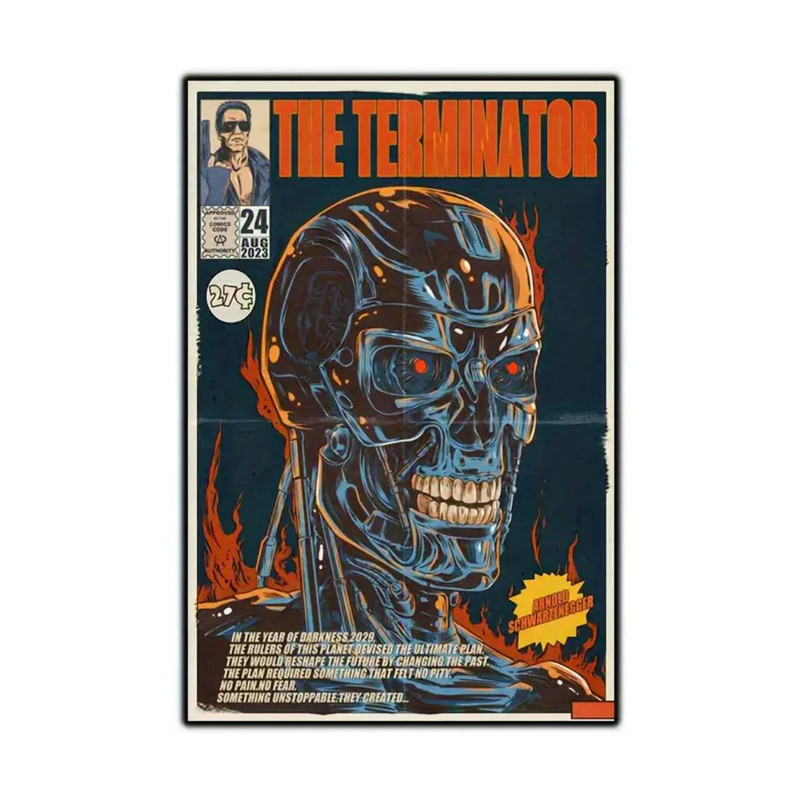 The Terminator Wall Art Poster  (40x60cm) - 1 Piece - ملصق